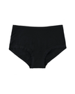 Hanky Panky 721284 Black PlayStretch Cotton Blend Boyshort myselflingerie.com