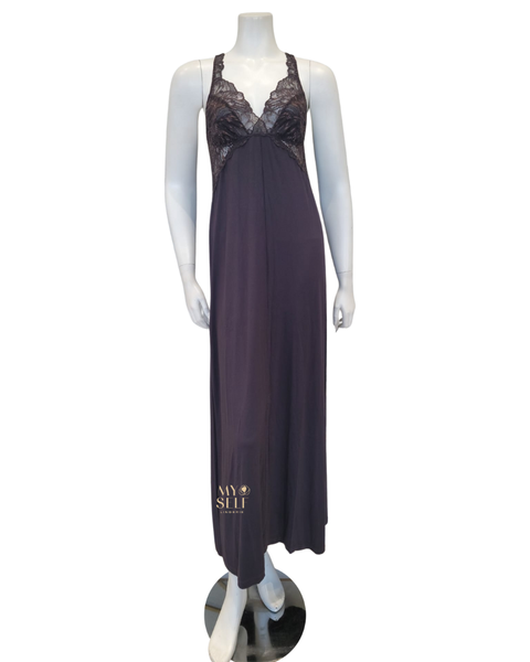 Fleur't 6033 Shale Indulgence Lace Bustier Gown myselflingerie.com