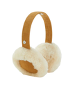 UGG 20955 Chestnut Embroidered Logo Sheepskin Earmuffs myselflingerie.com