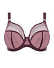 Elomi 8900 Wine Diamond Matilda Plunge Underwire Bra myselflingerie.com