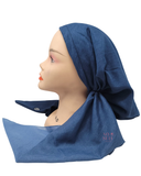 Lizi Headwear Denim Ombre' Pre-Tied Bandanna with Full Grip