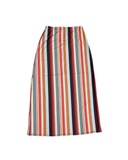 Undercover Waterwear S22-LS-MULTI Stripe Print Maxi Swim Skirt myselflingerie.com