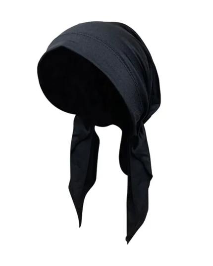 CVRGE Libby Black Swim Pre-Tied Bandanna with Silicone Grip myselflingerie.com