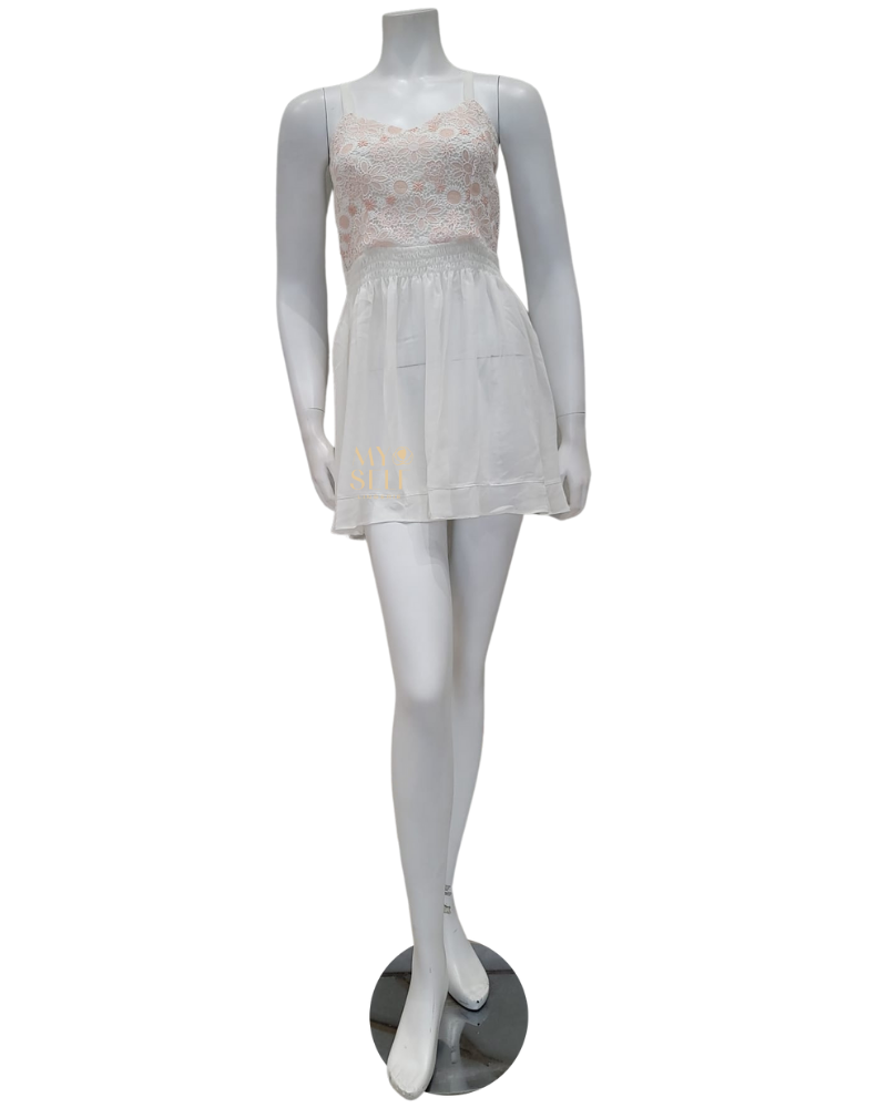 Rya Collection 582 + 583 Ivory Lush Chemise and Cover Up Set myselflingerie.com