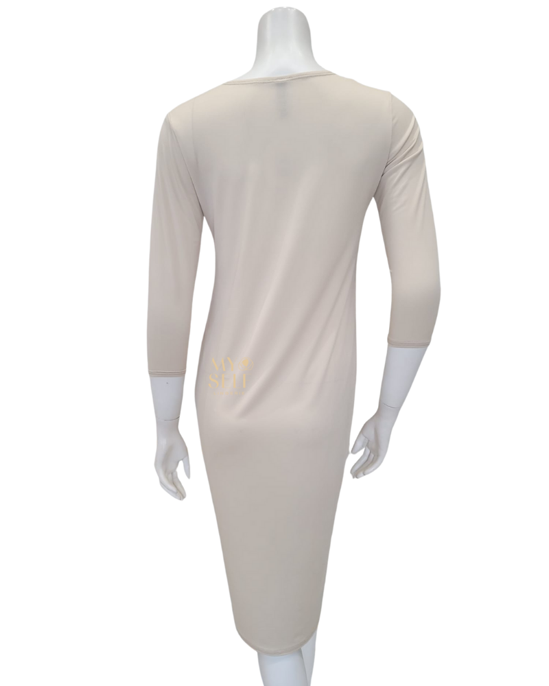 Undercover Waterwear MRS-L-B Beige Layering Shell Dress myselflingerie.com