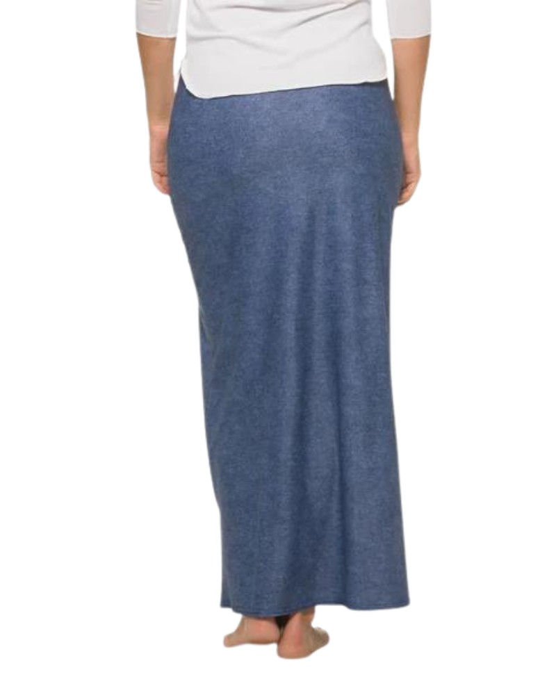 Undercover Waterwear BSB-LS Basic A Line Denim Maxi Swim Skirt myselflingerie.com
