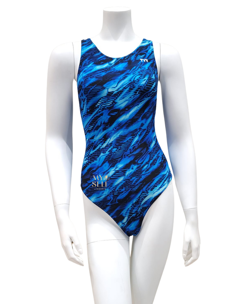 TYR MCAD7A Blue Cadenca Maxfit Swimsuit myselflingerie.com