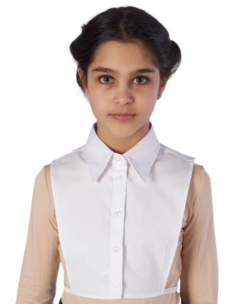 Blooks Pink 9342 Dickey with Pointed Collar myselflingerie.com