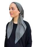 Scarf Bar Classic Jersey Ribbed Forest Green Pre-Tied Bandanna with Full Grip myselflingerie.com