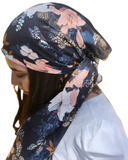 Scarf Bar Floral Night Out Square Scarf myselflingerie.com