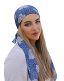 Scarf Bar Denim Heart Square Scarf myselflingerie.com