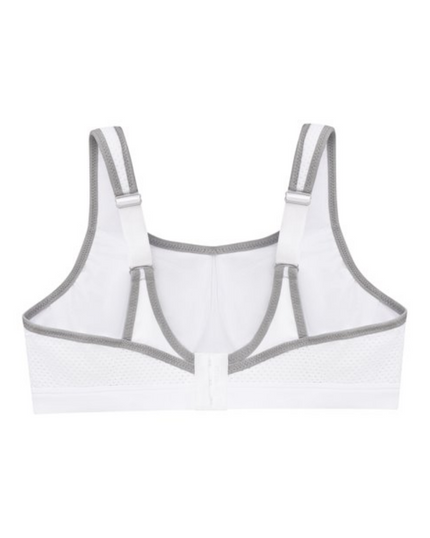 Glamorise 9066 White High Impact Sports Underwire Bra myselflingerei.com