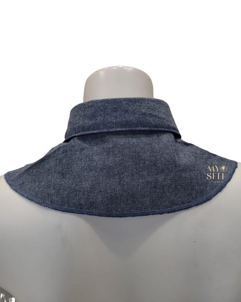 Blooks Pink 9143 Chambray Denim Peter Pan Collar with Extension  myselflingerie.com