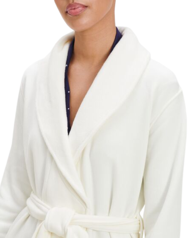 UGG 1095612 Cream Duffield II Fleece Wrap Robe myselflingerie.com