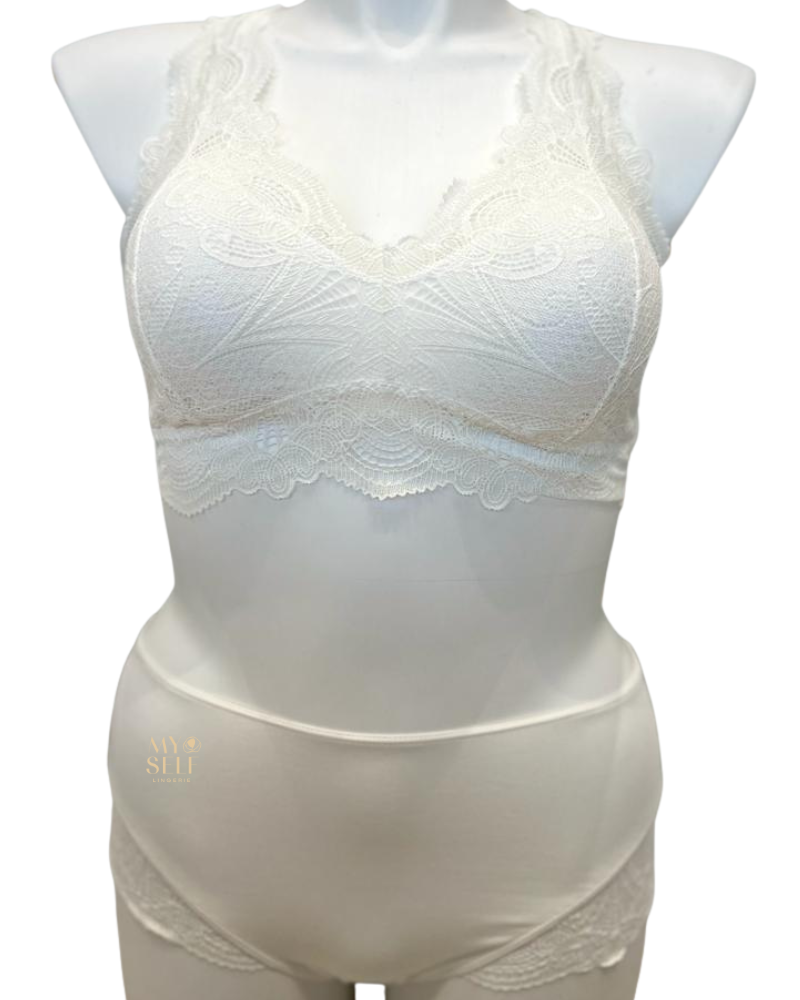 Fleur't 612 + 606 Chantilly Belle Opoque Bralette & Panty Set myselflingerie.com