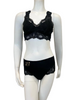 Fleurt 612 + 606 Black Belle Opoque Bralette & Panty Set myselflingerie.com