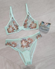 Cosabella MAASA1301 + 0541 Lagoon Mint Bralette & Bikini Set myselflingerie.com