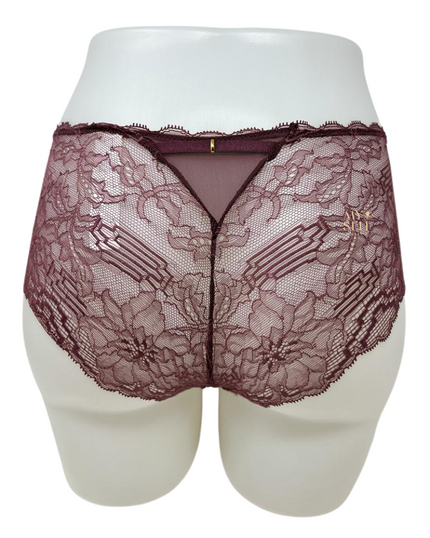 Chantelle 13L4 Prune Waltz Lace Hipster myselflingerie.com