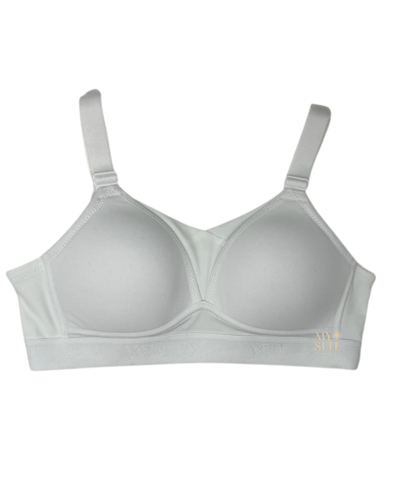 You 100-411 White Joy Wire Free Molded Bra myselflingerie.com