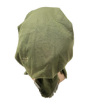 Nicsessories Solid Shimmer Olive Pre-Tied Bandanna with Full Non Slip Grip myselflingerie.com