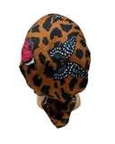 Nicsessories Animal Print Butterfly Pre-Tied Bandanna with Full Non Slip Grip myselflingerie.com