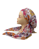 Nicsessories Whimsical Floral Pre-Tied Bandanna with Full Non Slip Grip myselflingerie.com