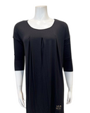 Oh! Zuza H31 Black Tuck Style Modal Lounge Nightshirt myselflingerie.com