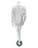 Oh! Zuza H17 + H18 Beige Melange Mesh Sleeve Shorts Pajamas Set myselflingerie.com