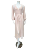 Rya Collection 702 + 703 Blush True Love Gown & Robe Set myselflingerie.com