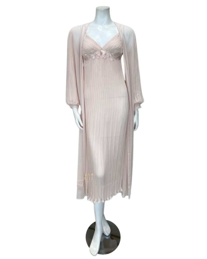 Rya Collection 702 + 703 Blush True Love Gown & Robe Set myselflingerie.com