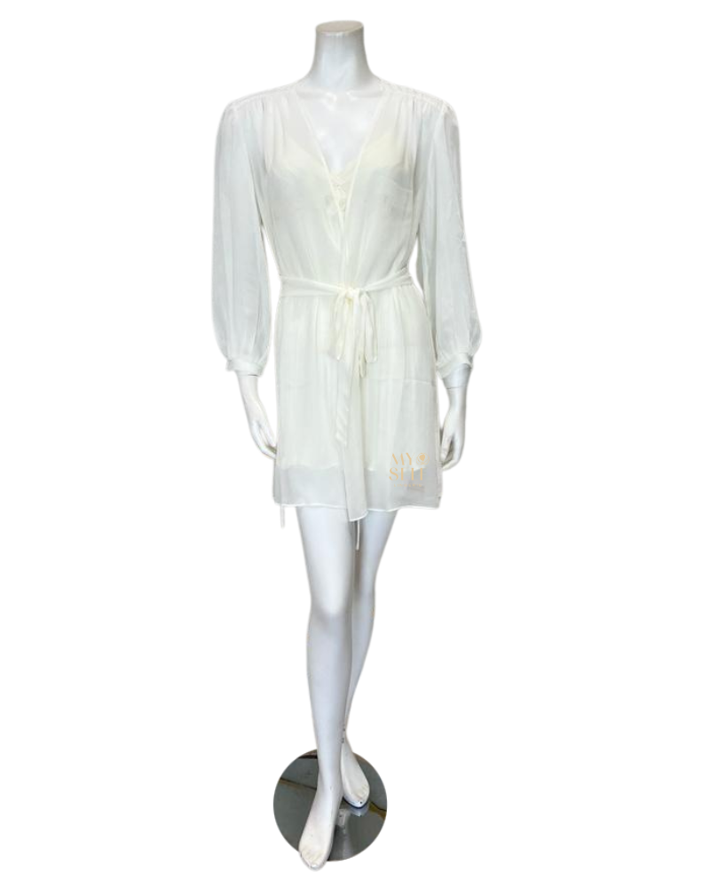 Rya Collection 704 + 706 Ivory True Love Chemise & Wrap Set myselflingerie.com