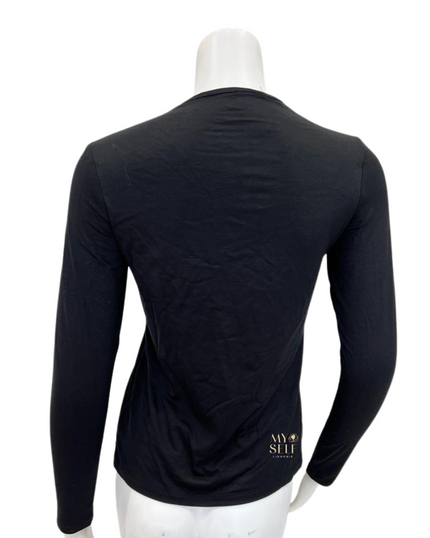 Liliana S5536-MAN Long Sleeve Rayon Bias Cut Shell myselflingerie.com