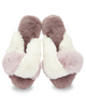 Me Moi MZP07109 Rita Plush Open Toe Slippers myselflingerie.com