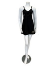 Rya Collection 591 + 593 Tania Black Chemise and Wrap Set myselflingerie.com