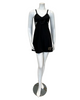 Rya Collection 591 + 593 Tania Black Chemise and Wrap Set myselflingerie.com
