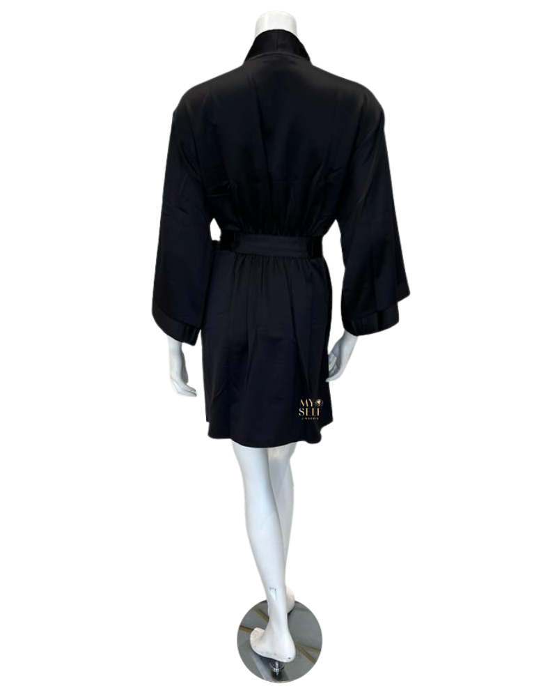 Rya Collection 602 Love Letter Black Cover Up myselflingerie.com