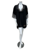 Flora Nikrooz Q81255+Q81266 Black Sydney Charmeuse Chemise & Robe myselflingerie.com
