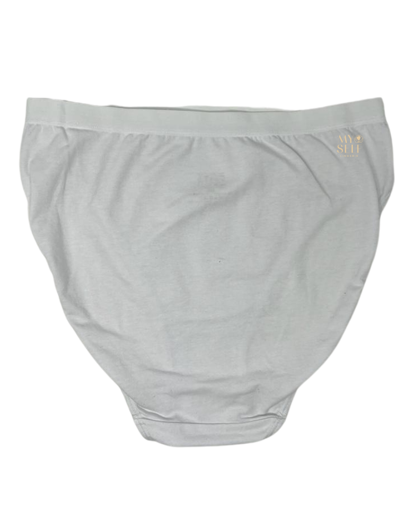 Elita EL4040 White Cotton Hipster myselflingerie.com