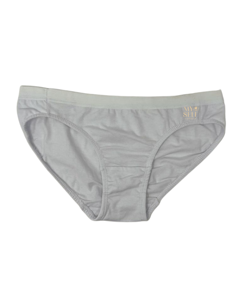 Elita EL2000 White Cotton Bikini myselflingerie.com