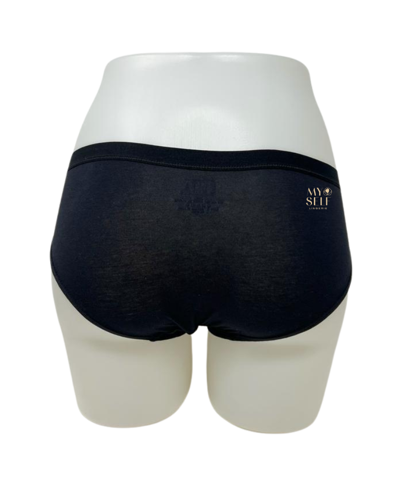 Elita EL2000 Black Cotton Bikini myselflingerie.com