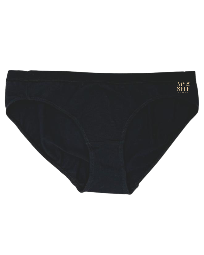 Elita EL2000 Black Cotton Bikini myselflingerie.com