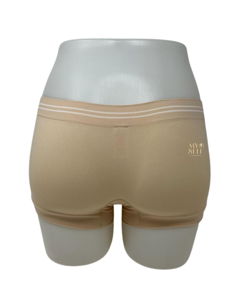Elita ELS816 Nude Beige Seamless Boyshort myselflingerie.com