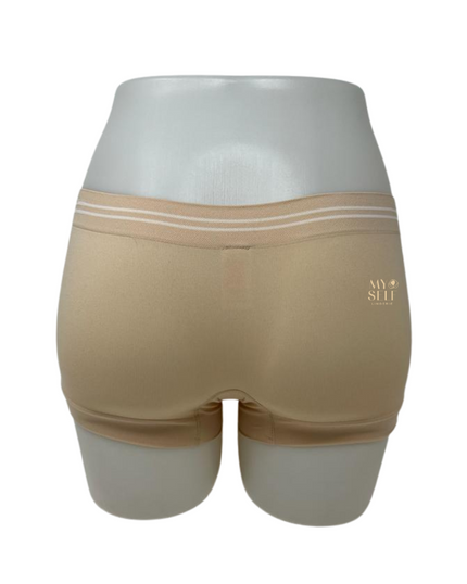 Elita ELS816 Nude Beige Seamless Boyshort myselflingerie.com