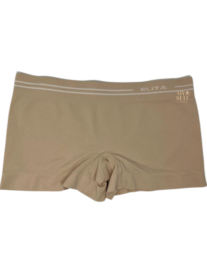 Elita ELS816 Nude Beige Seamless Boyshort myselflingerie.com