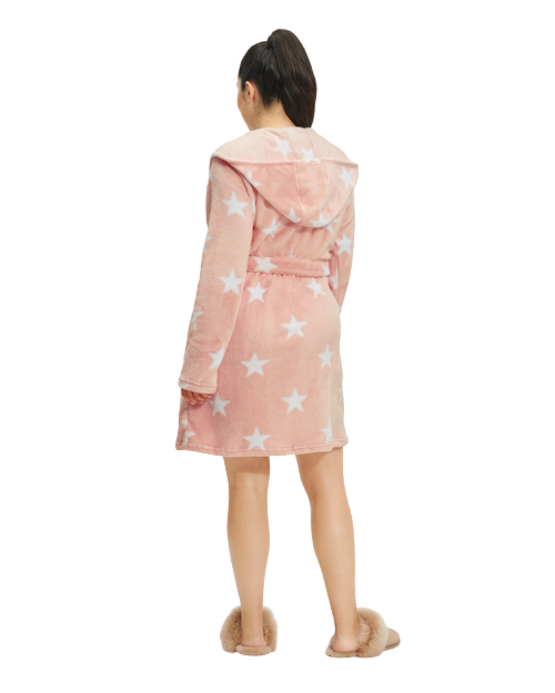 UGG UA5358W Lotus Blossom Star Fleece Miranda Wrap Robe myselflingerie.com