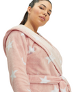 UGG UA5358W Lotus Blossom Star Fleece Miranda Wrap Robe myselflingerie.com