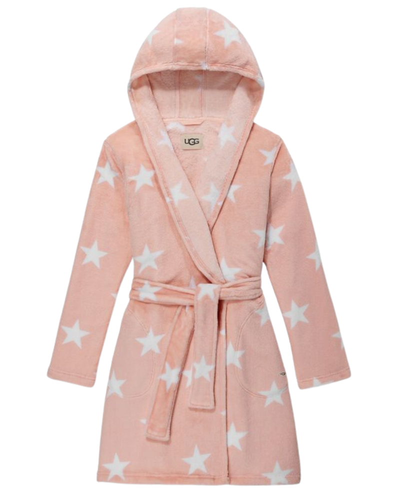 UGG UA5358W Lotus Blossom Star Fleece Miranda Wrap Robe myselflingerie.com