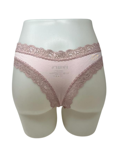 Fleur't 601 Iconic Modal Lace Trim Thong myselflingerie.com