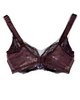 Chantelle 13L1 Prune Waltz Lace Underwire Bra myselflingerie.com