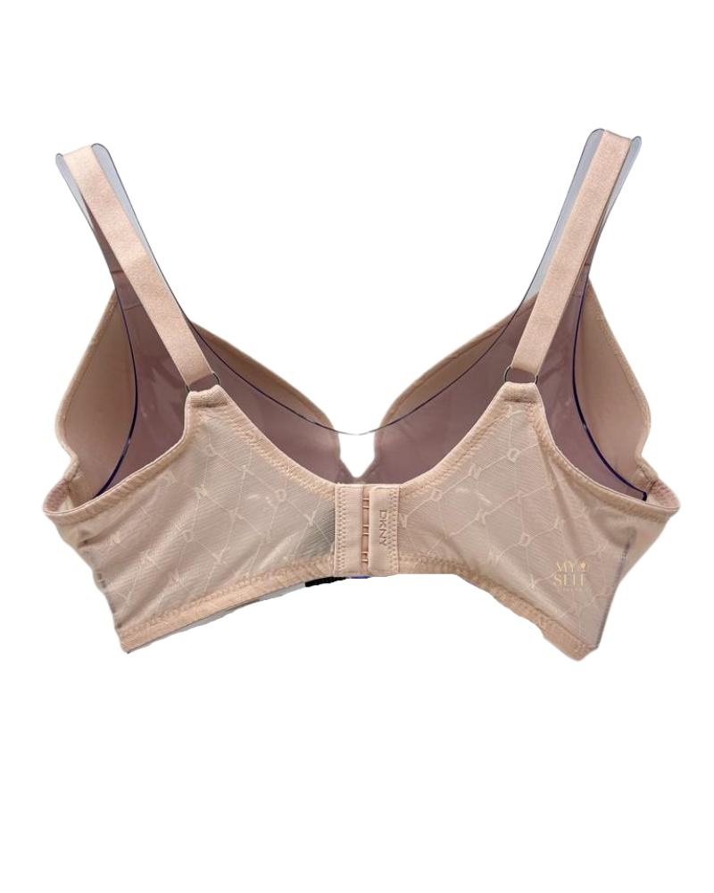 DKNY DK7501 Mesh Blush Full Coverage Underwire T Shirt Bra myselflingerie.com